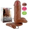 Heroes - Realistischer Vibrator 7 Inch - Braun