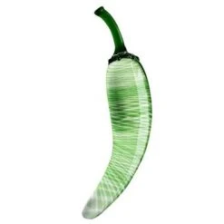20 X 1,8 - 4,1 Cm Glasdildo Green Pepper