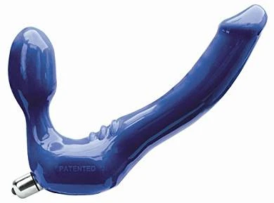 TANTUS Feeldoe Slim Vibrator Blue / Toys/Dildos/Silikon-Dildos