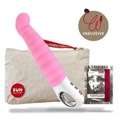 Fun Factory PATCHY PAUL G5 Rosa Silikon DER Vibrator Für Sie Groß (Set Inkl. To