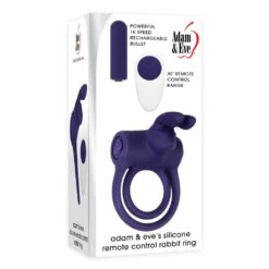 Adam Et Eve Adam &amp; Eve'S Silicone Remote Control Rabbit Ring