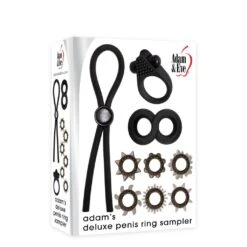Adam Et Eve Adam'S Deluxe Penis Ring Sampler
