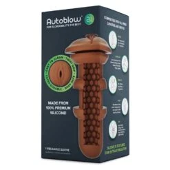 Autoblow A.I. Vagina Sleeve Brown