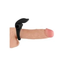 Bunny Cockring With Stimulating Ears Black -Sexspielzeug Geschäft bunny cockring with stimulating ears black6