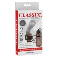 Pipedream Classix Dual Vibrating Ball Teaser Black