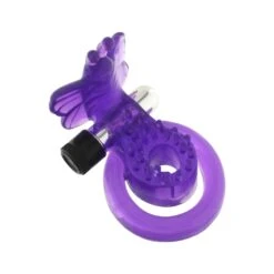Seven Creations Cock &amp; Ball Ring Butterfly Purple