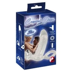 Crystal Clear Vibrating Sleeve