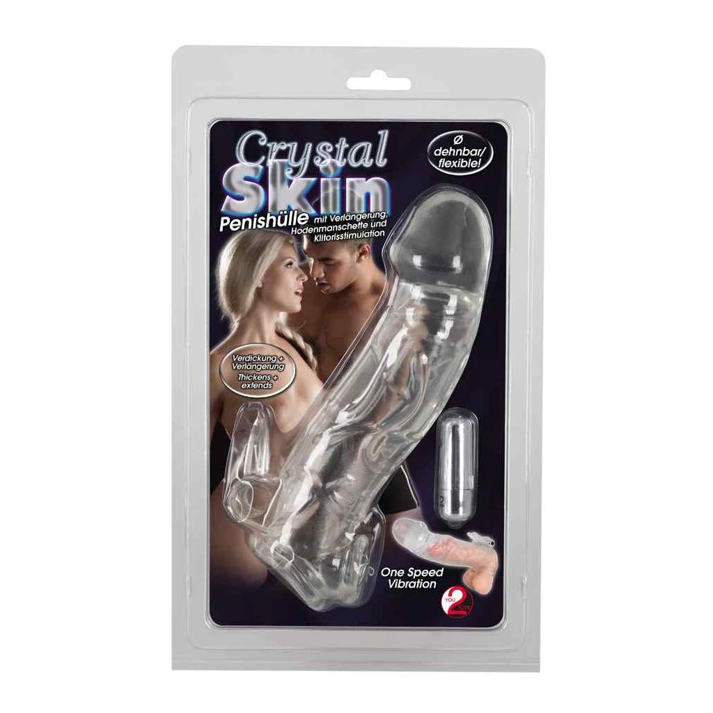 You2Toys Crystal Skin Penishülle Vibro 3 You2Toys Crystal Skin Penishülle Vibro