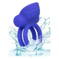 CalExotics Dual Rockin' Rim Enhancer Purple -Sexspielzeug Geschäft dual rockin rim enhancer purple5