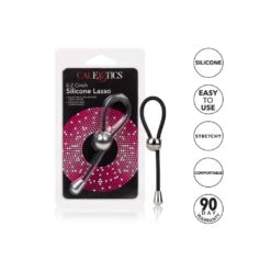CalExotics E-Z Cinch Silicone Lasso Black -Sexspielzeug Geschäft e z cinch silicone lasso black5