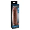 Fantasy X-TENSIONS Perfect 2&quot; Extension With Ball Strap Brown -Sexspielzeug Geschäft fantasy x tensions perfect 2 extension with ball strap brown