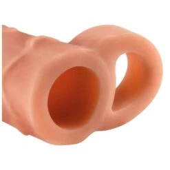 Fantasy X-TENSIONS Perfect 2&quot; Extension With Ball Strap Flesh -Sexspielzeug Geschäft fantasy x tensions perfect 2 extension with ball strap flesh3