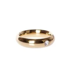 Gold Donut Cockring With Jewel 40 Mm -Sexspielzeug Geschäft gold donut cockring with jewel 40 mm2