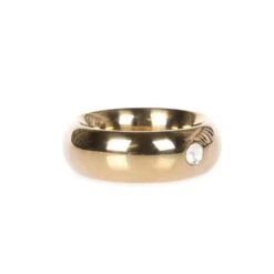 Gold Donut Cockring With Jewel Thick 40 Mm -Sexspielzeug Geschäft gold donut cockring with jewel thick 40 mm2