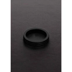 Golden Black Ribbed C-Ring (10x45mm) 6 Golden Black Ribbed C-Ring (10x45mm) -Sexspielzeug Geschäft golden black ribbed c ring 10x45mm2