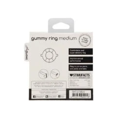 Gummy Ring Penisring Medium Black -Sexspielzeug Geschäft gummy ring penisring medium black3