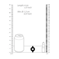 Gummy Ring Penisring Medium Black -Sexspielzeug Geschäft gummy ring penisring medium black4