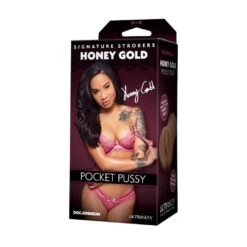 Honey Gold ULTRASKYN Pocket Pussy Caramel -Sexspielzeug Geschäft honey gold ultraskyn pocket pussy caramel2