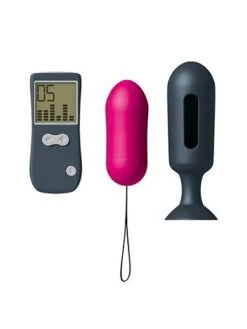 Dorcel Genius Secret Vibe: Vibro-Ei Mit Analplug, Pink/grau