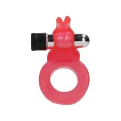 Seven Creations Jelly Rabbit Cockring Red