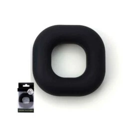 Liquid Silicone Big Boner Ring Black