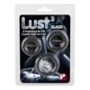 You2Toys Lust 3 Penisringe Black -Sexspielzeug Geschäft lust 3 penisringe black