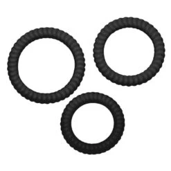 You2Toys Lust 3 Penisringe Black -Sexspielzeug Geschäft lust 3 penisringe black3