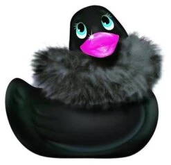 Big Teaze Toys Vibrierende Große Bade-Ente In Paris Schwarz