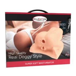 MALESATION Masturbator Real Doggy Style