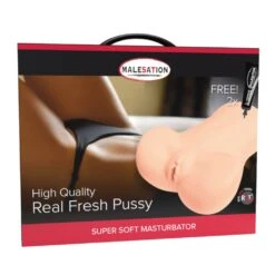 MALESATION Masturbator Real Fresh Pussy