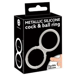 You2Toys Metallic Silicone Double Ring