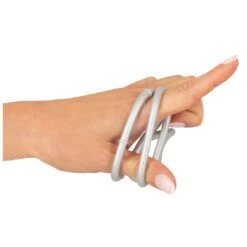 You2Toys Metallic Silicone Triple Ring -Sexspielzeug Geschäft metallic silicone triple ring4