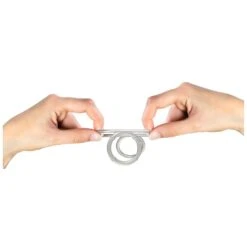 You2Toys Metallic Silicone Triple Ring -Sexspielzeug Geschäft metallic silicone triple ring5