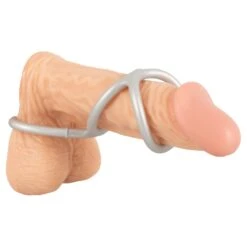 You2Toys Metallic Silicone Triple Ring -Sexspielzeug Geschäft metallic silicone triple ring6