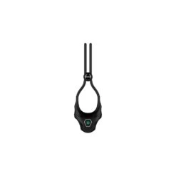 Nexus Forge Vibrating Adjustable Lasso Silicone Cock Ring Black