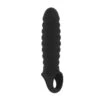 No.32 - Stretchy Penis Extension - Black -Sexspielzeug Geschäft no32 stretchy penis extension black