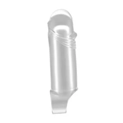 No.35 - Stretchy Thick Penis Extension - Translucent 6 No.35 - Stretchy Thick Penis Extension - Translucent -Sexspielzeug Geschäft no35 stretchy thick penis extension translucent2