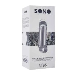 No.35 - Stretchy Thick Penis Extension - Translucent 7 No.35 - Stretchy Thick Penis Extension - Translucent -Sexspielzeug Geschäft no35 stretchy thick penis extension translucent3