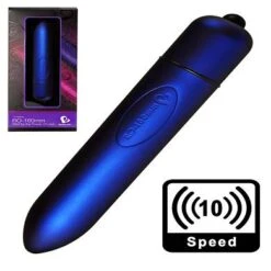 10 Speed RO-160 Mm Bullet Vibrator - Blue
