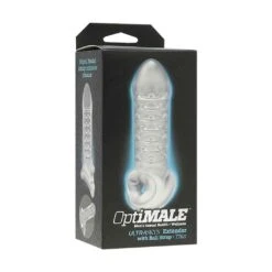 OptiMALE - Extender With Ball Strap - Thin - Frost -Sexspielzeug Geschäft optimale extender with ball strap thin frost2