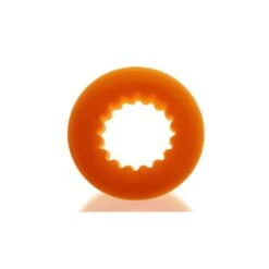 Oxballs Axis Rib Griphold Cockring Orange Ice