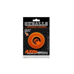 Oxballs Axis Rib Griphold Cockring Orange Ice -Sexspielzeug Geschäft oxballs axis rib griphold cockring orange ice4