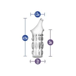 Blush Performance Studded Sleeve Ring Clear -Sexspielzeug Geschäft performance studded sleeve ring clear3