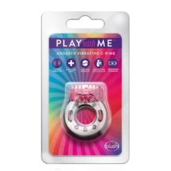 Blush Play With Me Arouser Vibrating C-Ring Pink