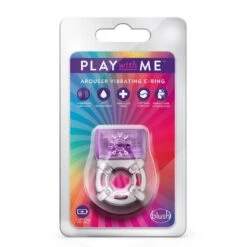 Blush Play With Me One Night Stand Vibrating C-Ring Purple