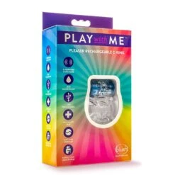 Blush Play With Me Pleaser Rechargeable C-Ring Blue