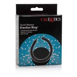 CalExotics Quick Release Ring Black -Sexspielzeug Geschäft quick release ring black2