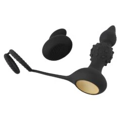 Rebel RC Butt Plug With Cock &amp; Ball Rings -Sexspielzeug Geschäft rebel rc butt plug with cock ball rings6