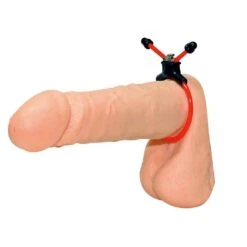 You2Toys Red Sling Penisring -Sexspielzeug Geschäft red sling penisring3