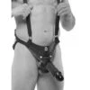 King Cock Hollow 10: Strap-On (hohl), Schwarz